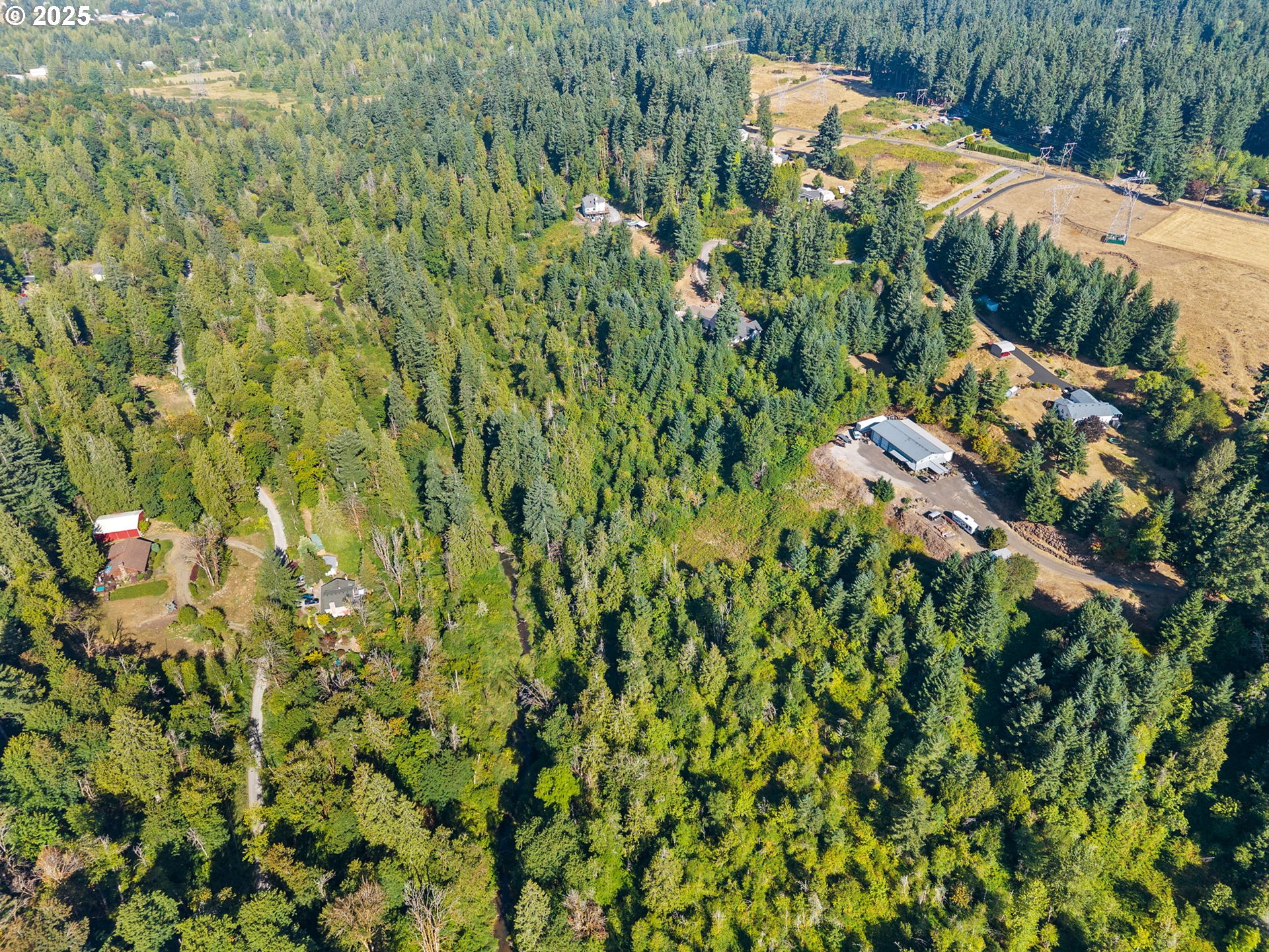 17280 South North End Road Oregon City, OR 97045 - Photo 12 of 14 a backyard of a house with lots of green space