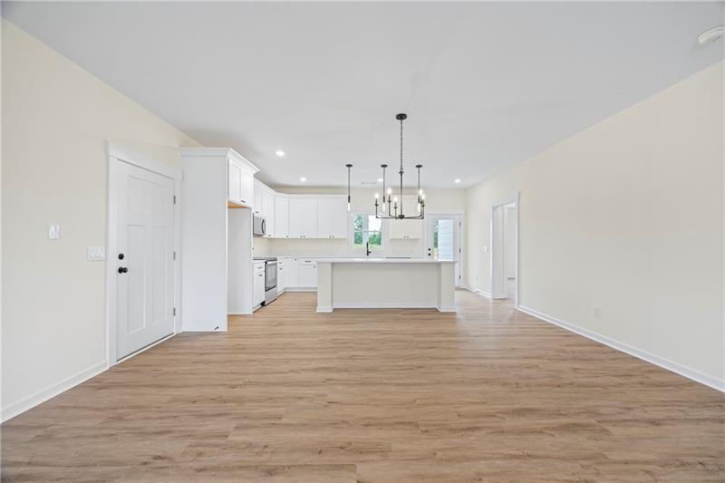 633 Racetrack Road Toccoa, GA 30577 - Photo 8 of 37 a view of kitchen with wooden floor