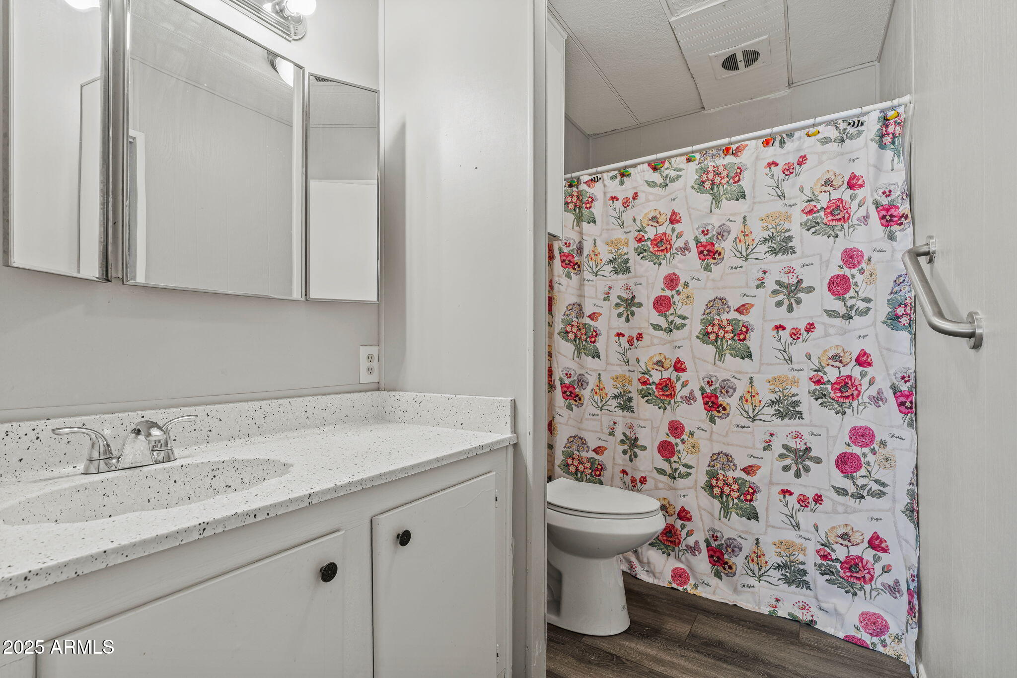 201 South Greenfield Road, Unit 207 Mesa, AZ 85206 - Photo 6 of 50 a bathroom with a sink toilet and shower