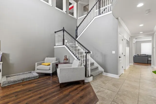 a view of entryway and hall