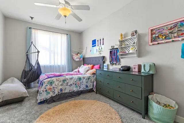 a view of a hallway with closet
