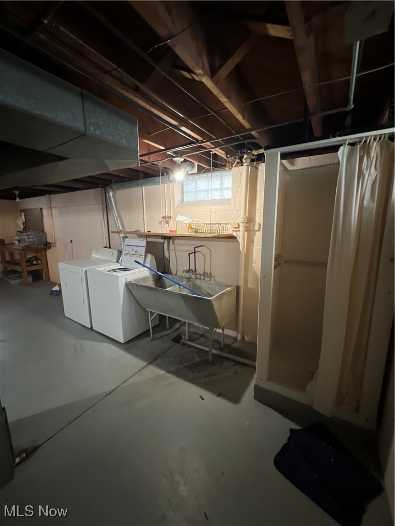 11406 Granger Road Cleveland, OH 44125 - Photo 19 of 28 Basement with separate washer and dryer