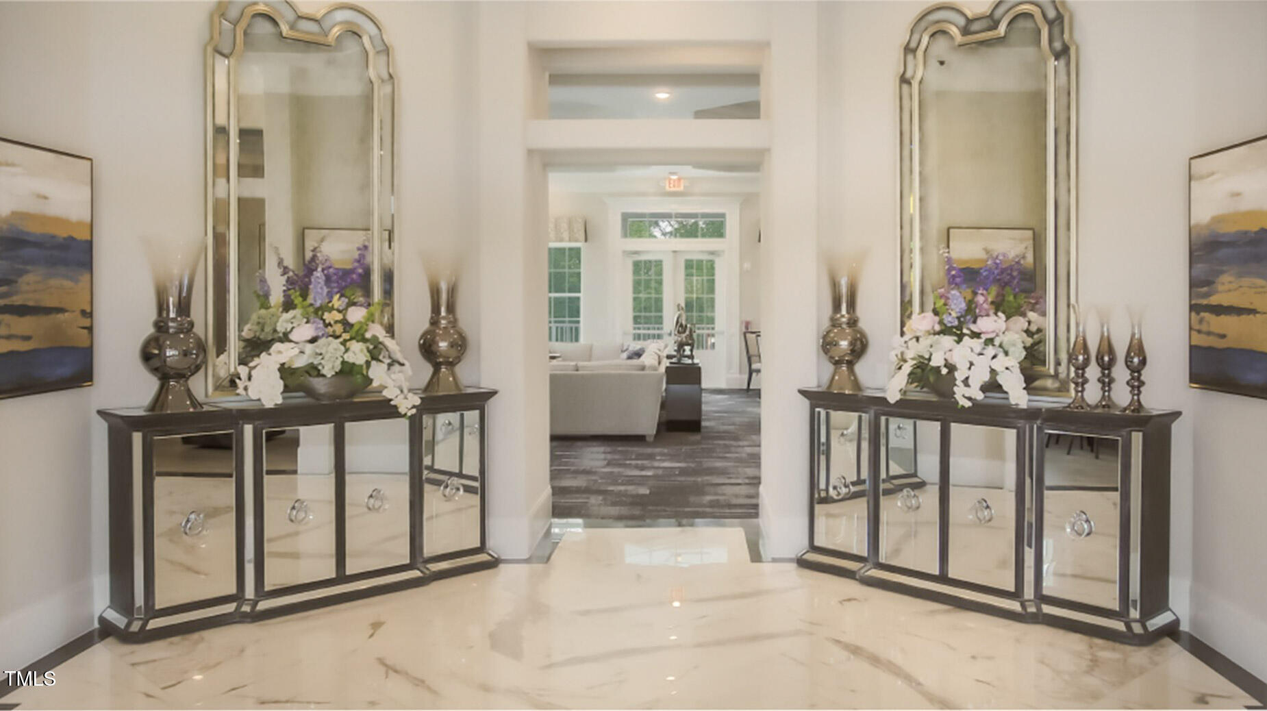5006 Tura Street Raleigh, NC 27610 - Photo 49 of 67 a view of living room kitchen and windows