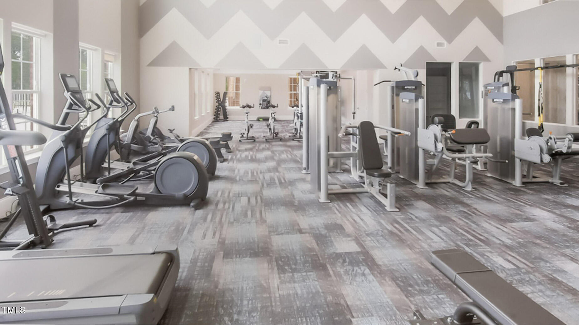 5006 Tura Street Raleigh, NC 27610 - Photo 56 of 67 a view of a room with gym equipment