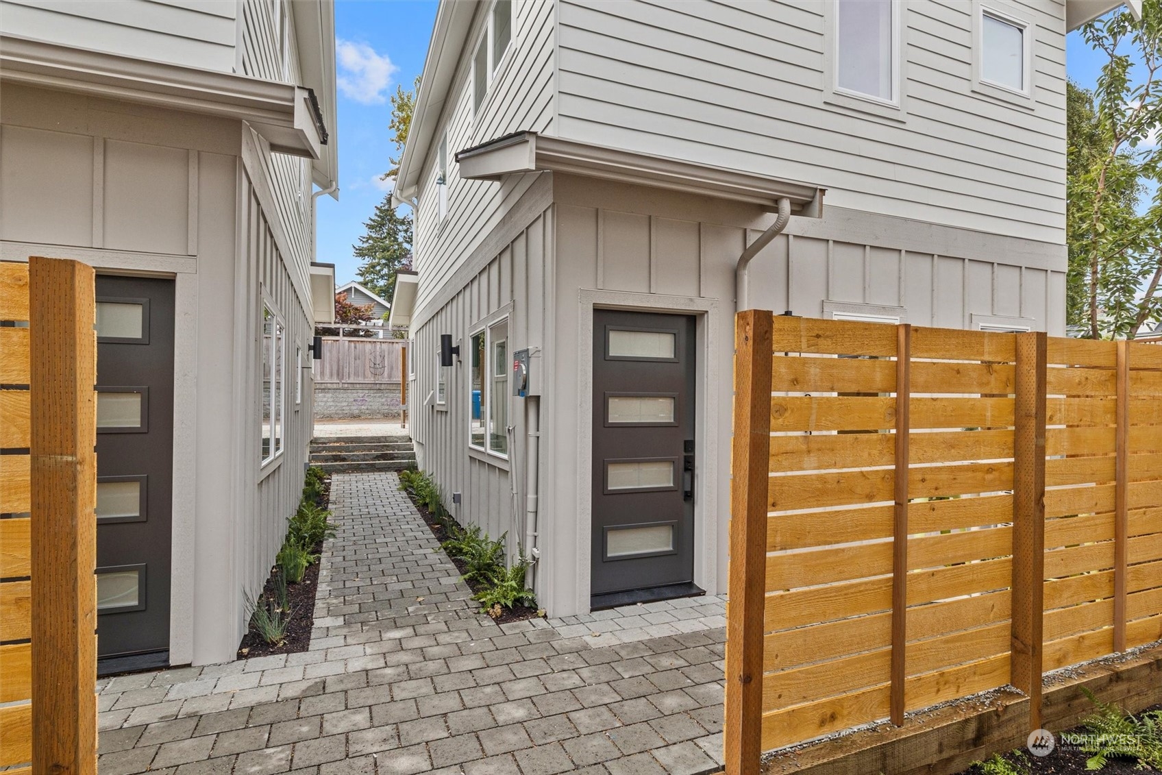 8021 17th Avenue Northwest Seattle, WA 98117 - Photo 2 of 23 a front view of a house with a glass door