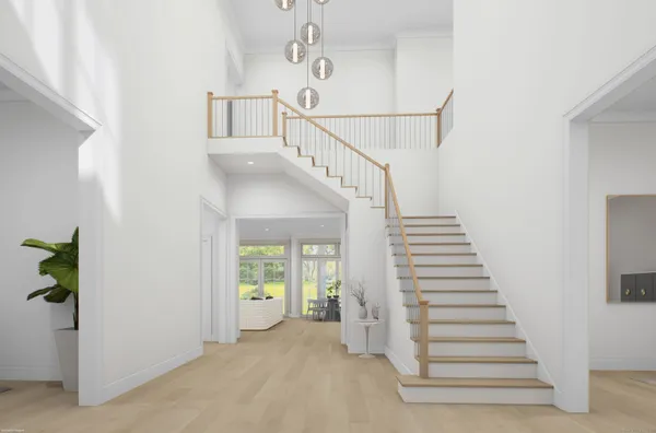 a view of entryway and hall