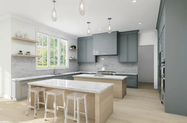 a kitchen with stainless steel appliances granite countertop a stove a sink dishwasher and a refrigerator