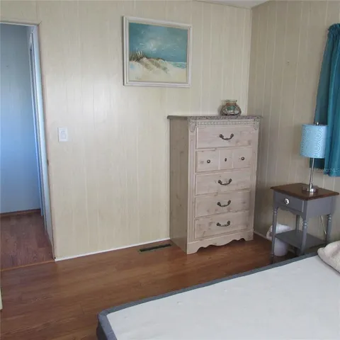 a view of a lake with a big yard