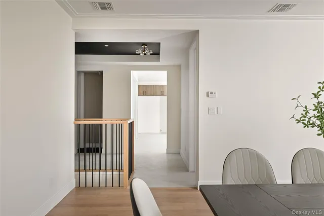 a view of livingroom with furniture and wooden floor