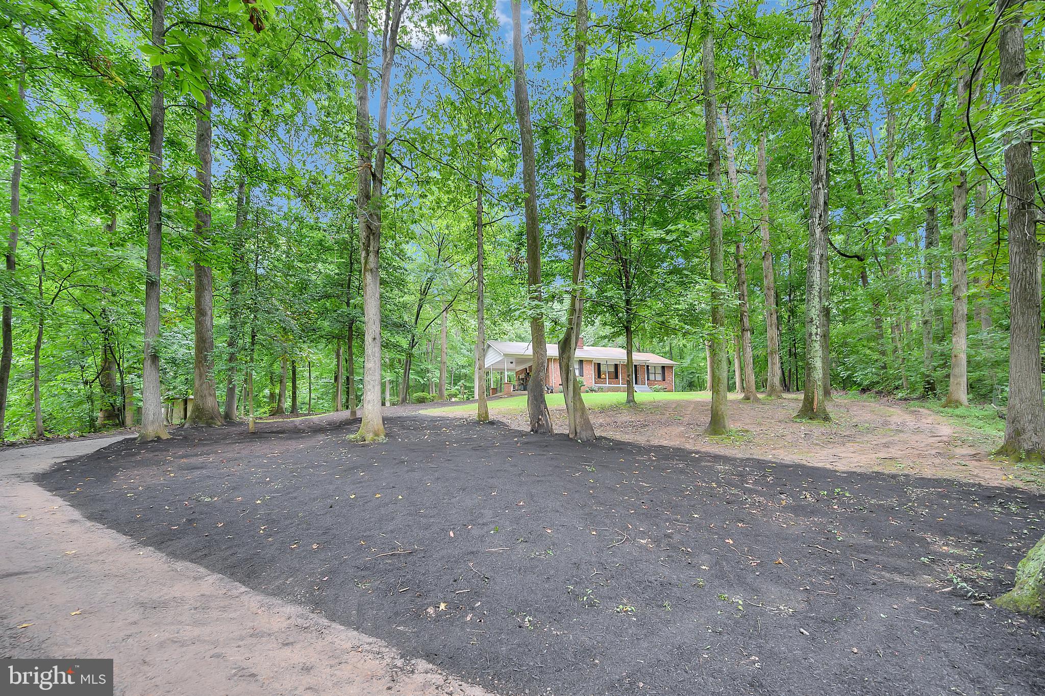 3603 Burton Road Bumpass, VA 23024 - Photo 32 of 44 Freshly Mulched Landscape
