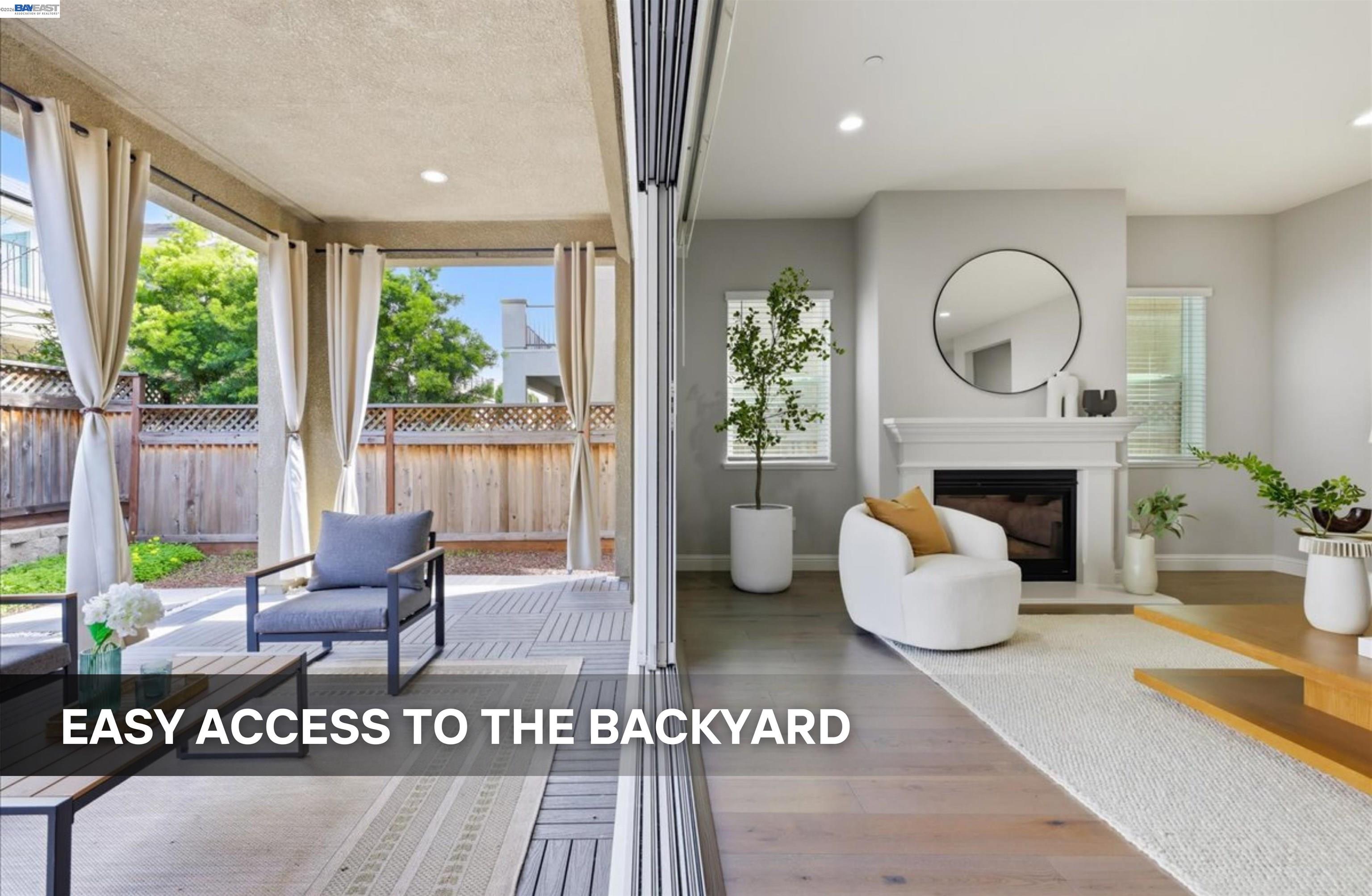 39438 Humpback Whale Road Newark, CA 94560 - Photo 15 of 51 a living room with furniture a rug and a fireplace