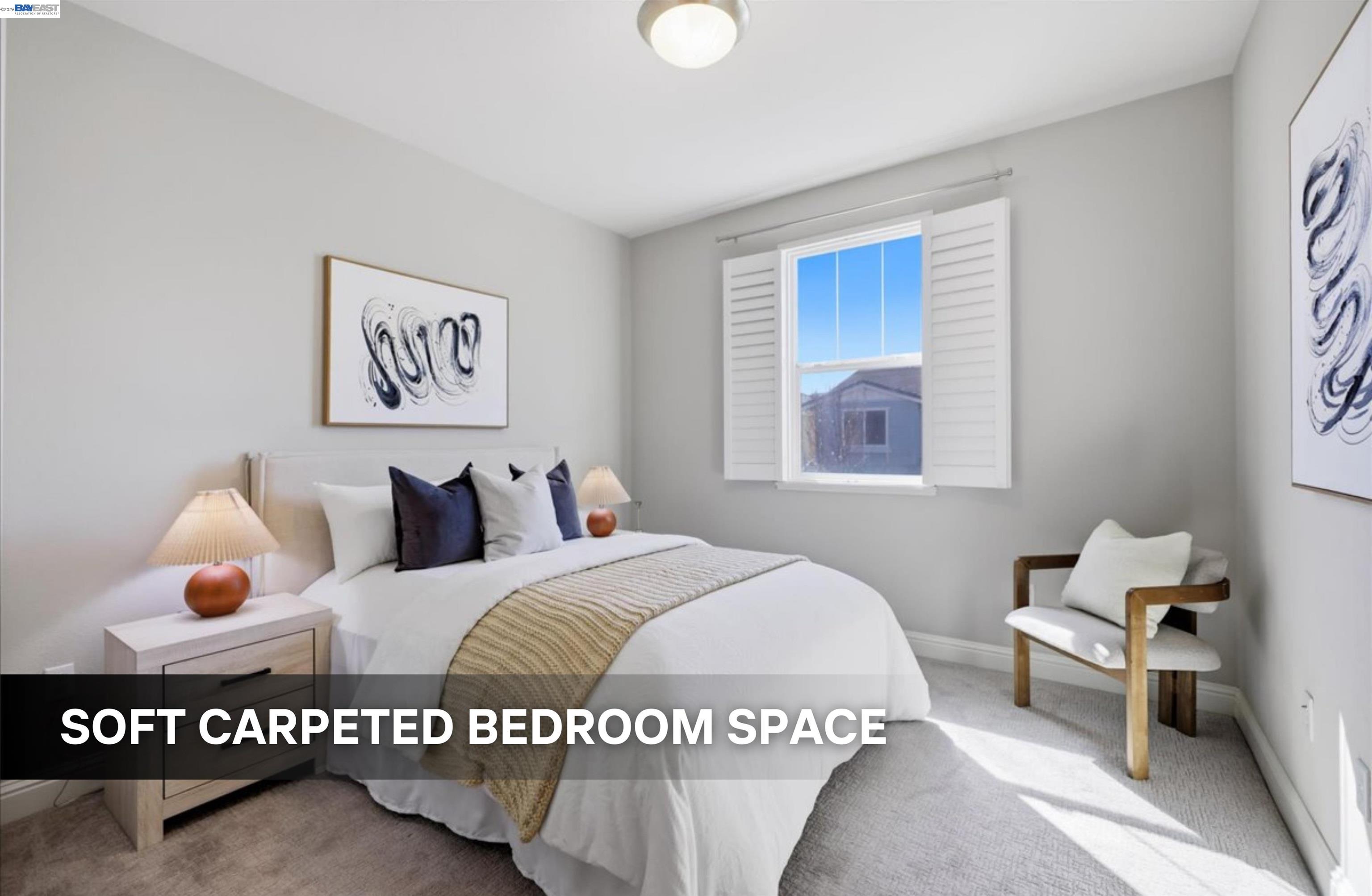 39438 Humpback Whale Road Newark, CA 94560 - Photo 19 of 51 a bedroom with a bed and a window