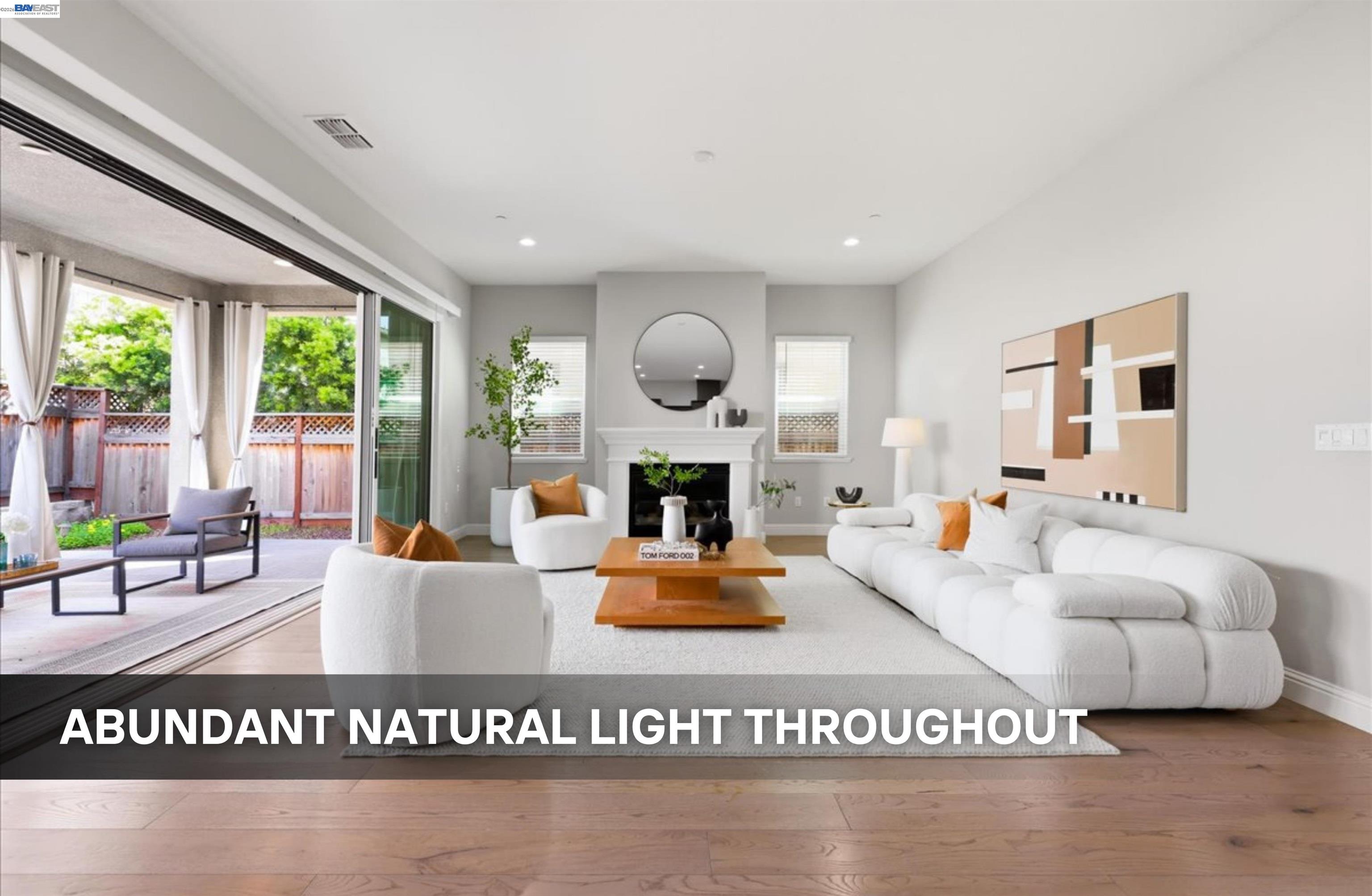 39438 Humpback Whale Road Newark, CA 94560 - Photo 3 of 51 a living room with furniture and a fireplace