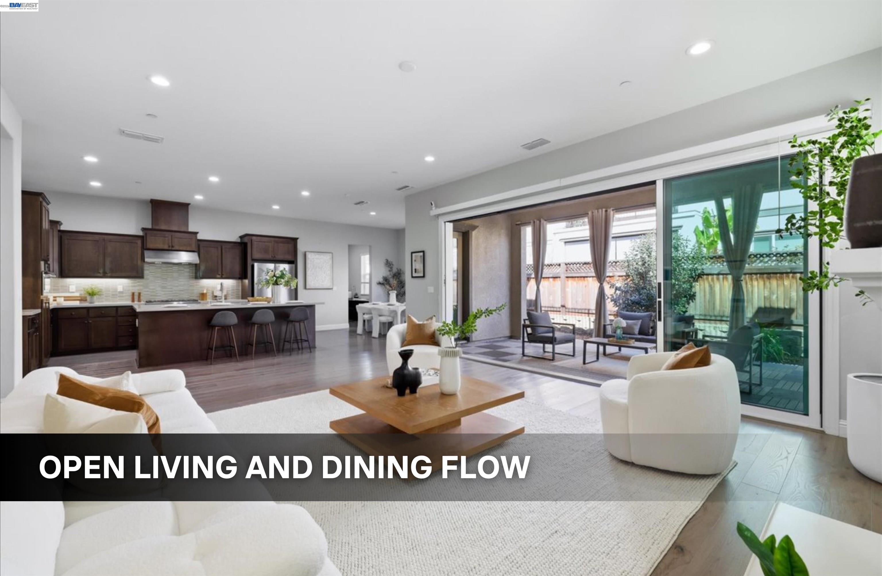 39438 Humpback Whale Road Newark, CA 94560 - Photo 5 of 51 a view of a living room and kitchen