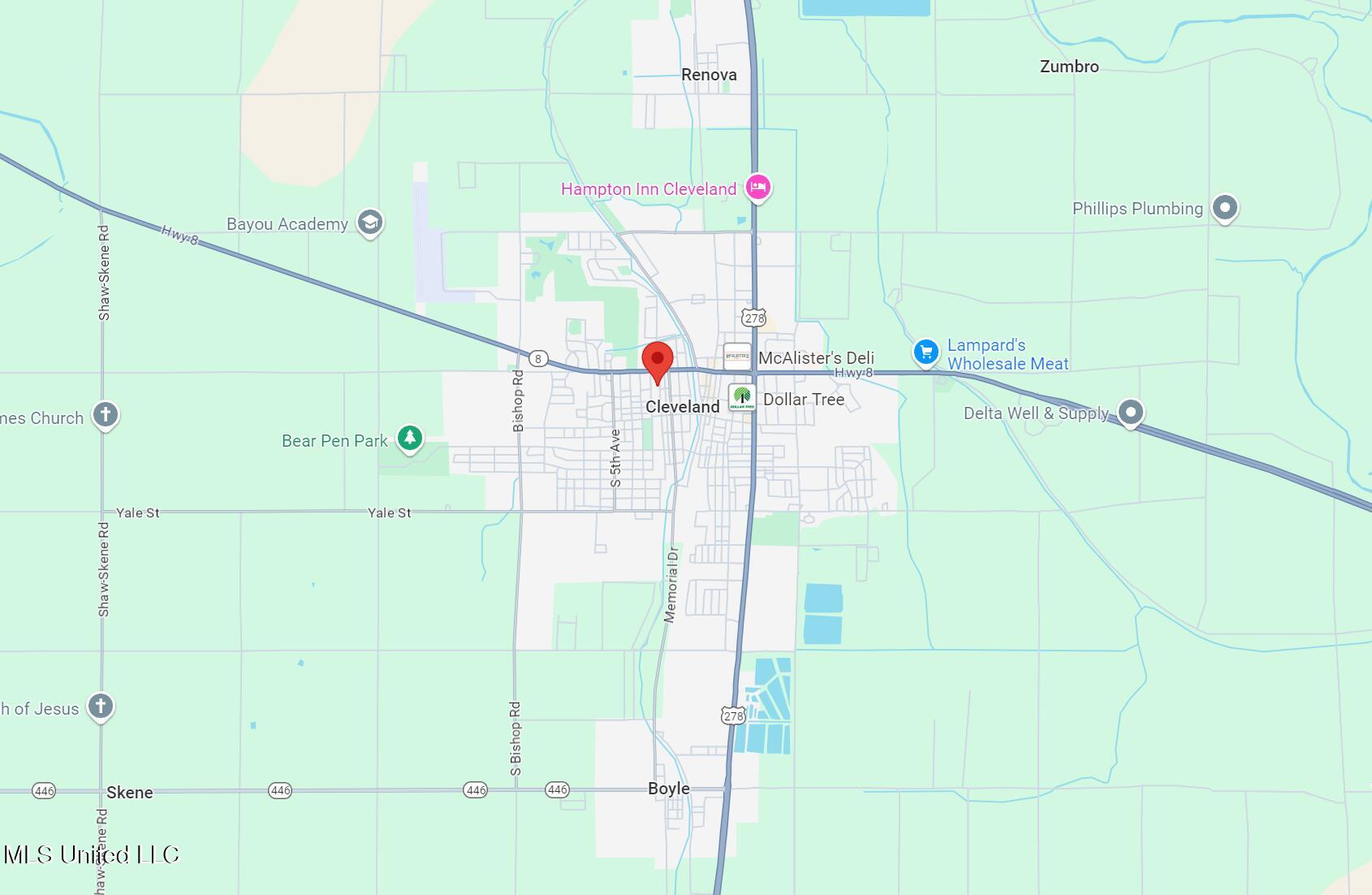 205 North Victoria Avenue Cleveland, MS 38732 - Photo 15 of 15 205 n victoria map