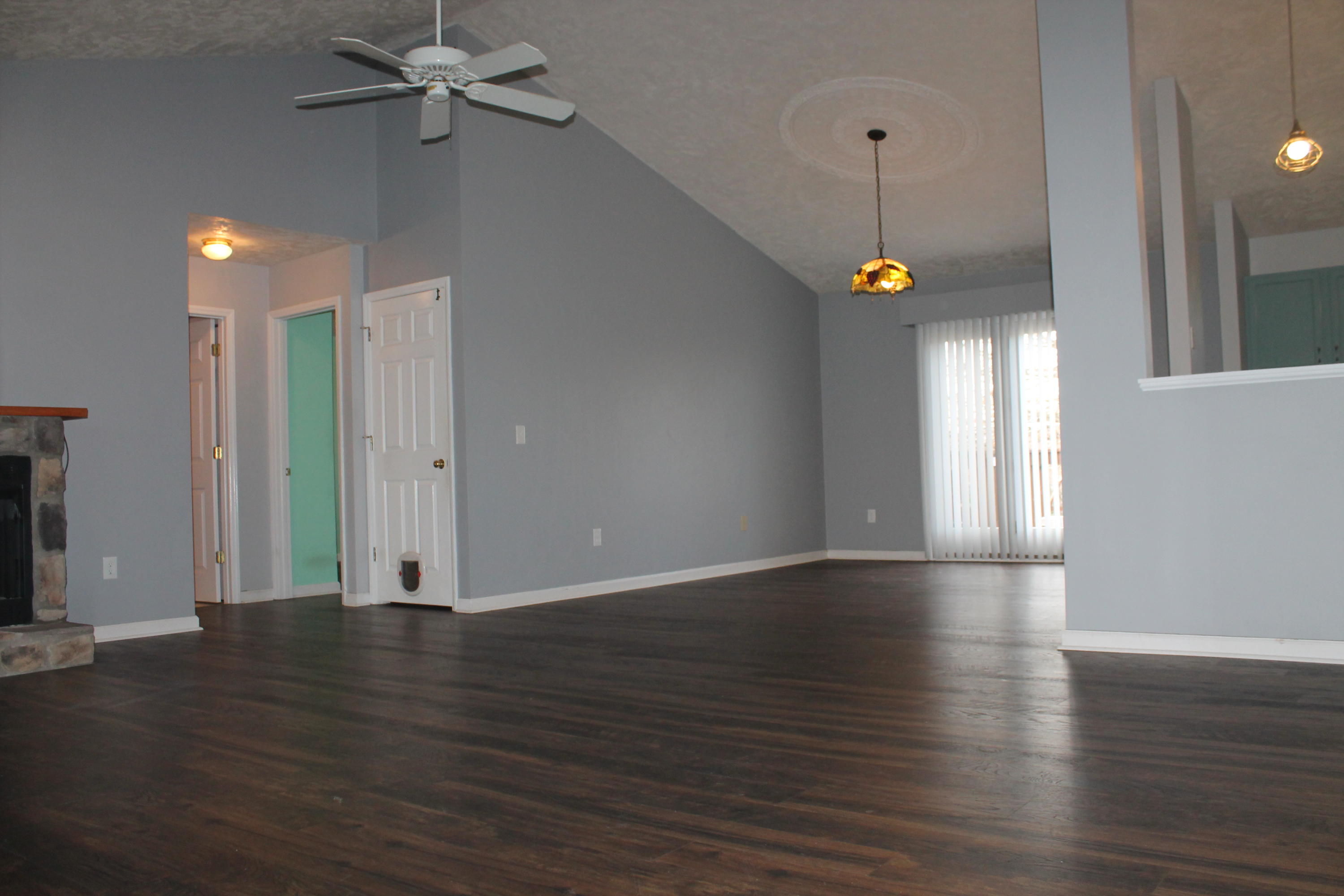 101 Aftons Meadow Road Vinton, VA 24179 - Photo 22 of 55 a view of an empty room with wooden floor and fan