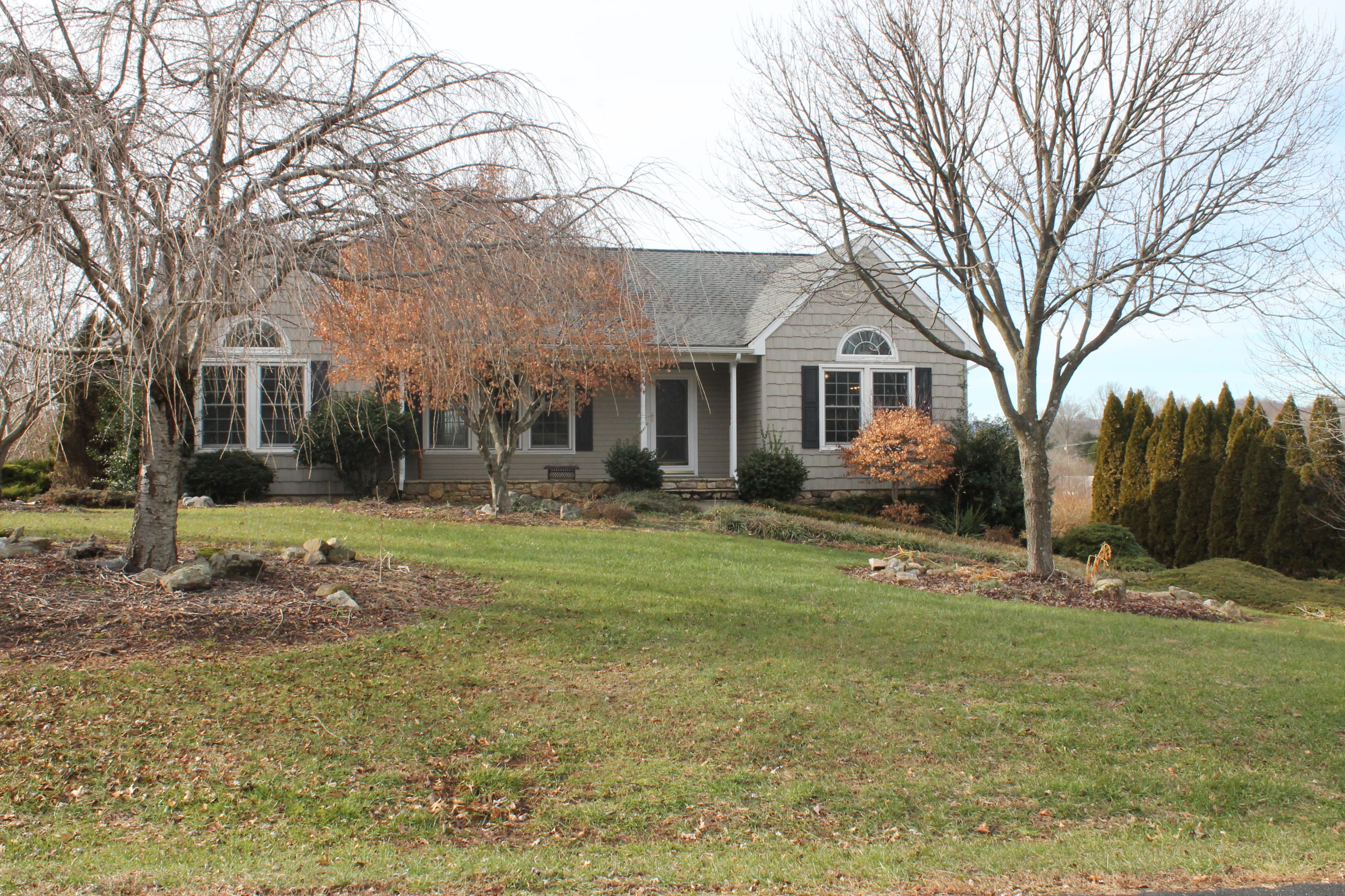 101 Aftons Meadow Road Vinton, VA 24179 - Photo 8 of 55 a front view of house with yard and trees