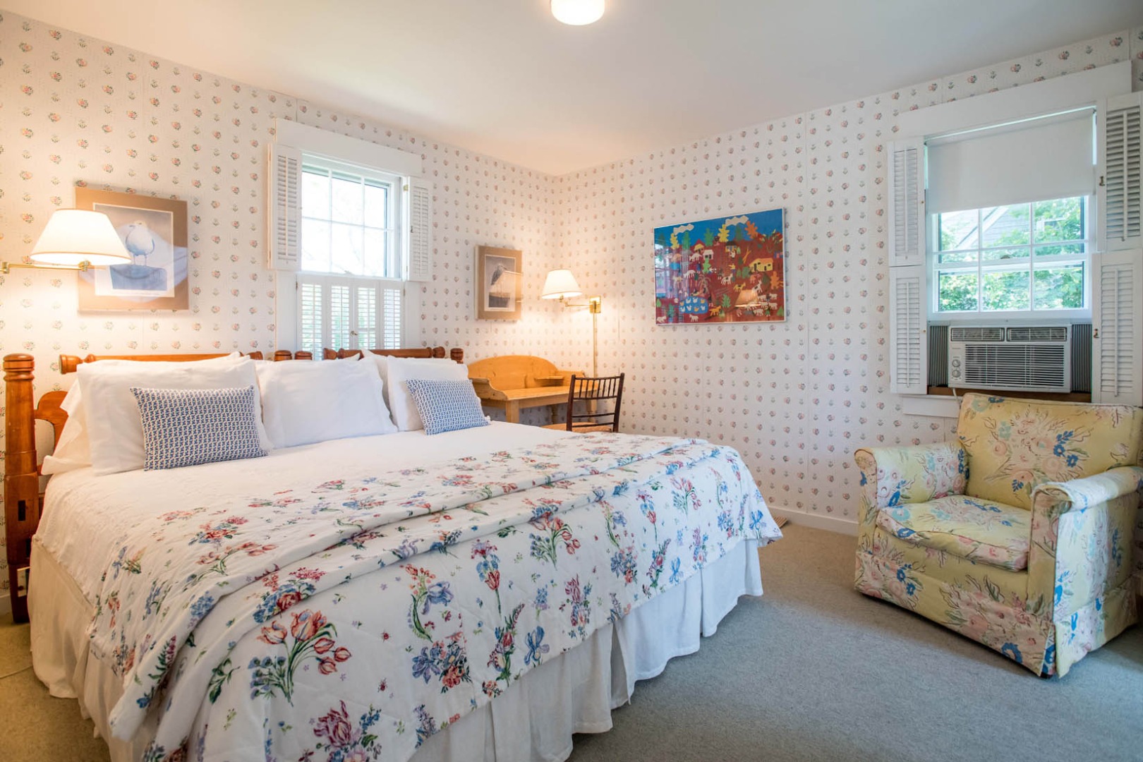 33 Cliff Road Nantucket, MA 02554 - Photo 60 of 84 a bedroom with a bed couch and window