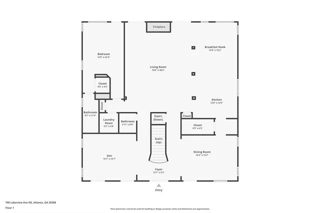 a picture of a floor plan