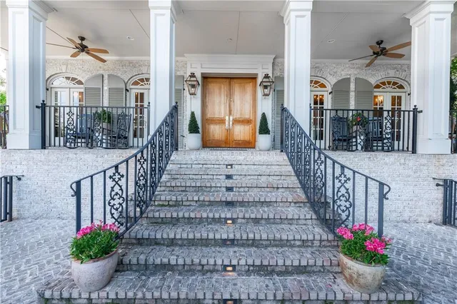 a view of a house with wooden floor