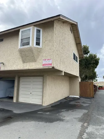 a backyard of a house