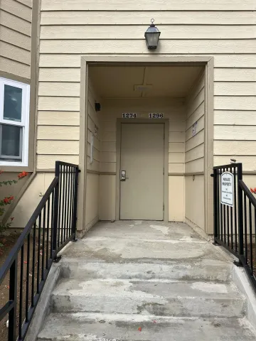 a view of a entrance door of the house
