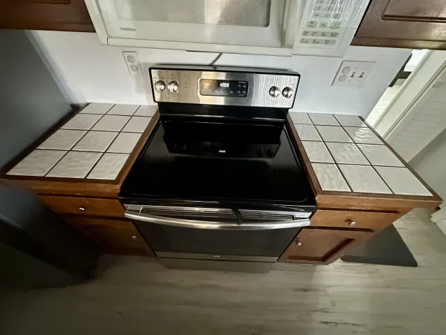 a close view of water heater