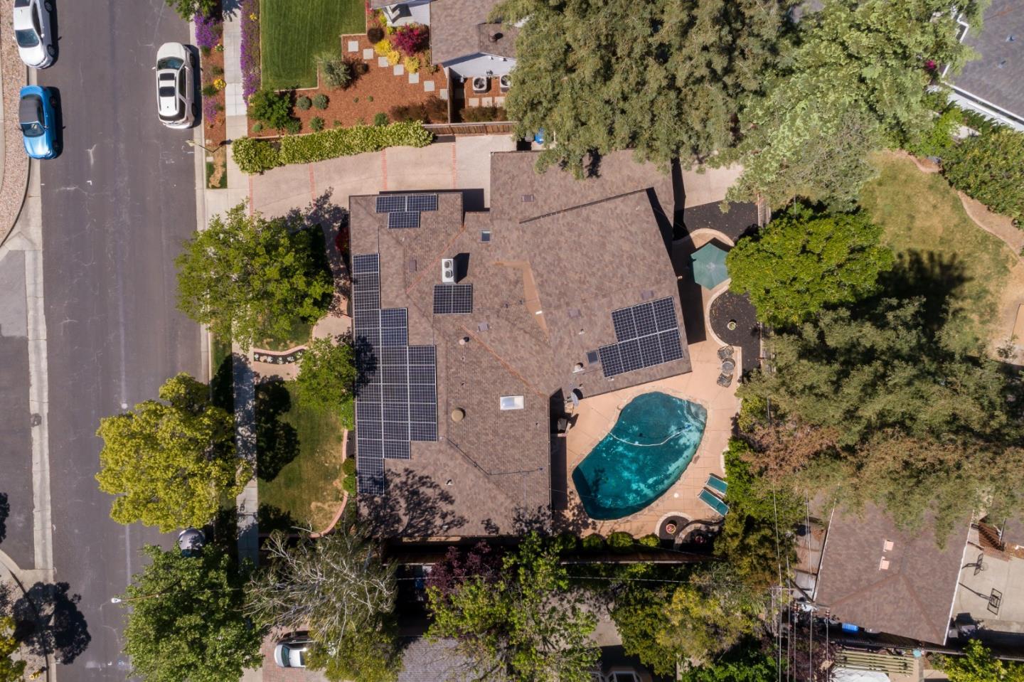 915 Cherrystone Drive Los Gatos, CA 95032 - Photo 29 of 37 an aerial view of a house