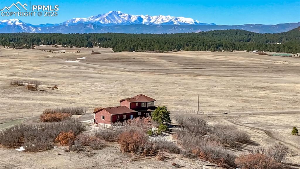 4586 East Best Road Larkspur, CO 80118 - Photo 48 of 50 Mountain view with a heavily wooded area
