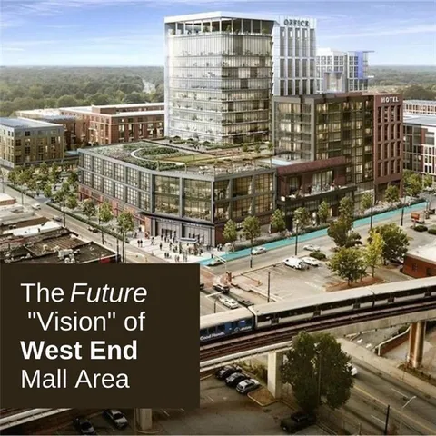 a view of a large building with a big yard