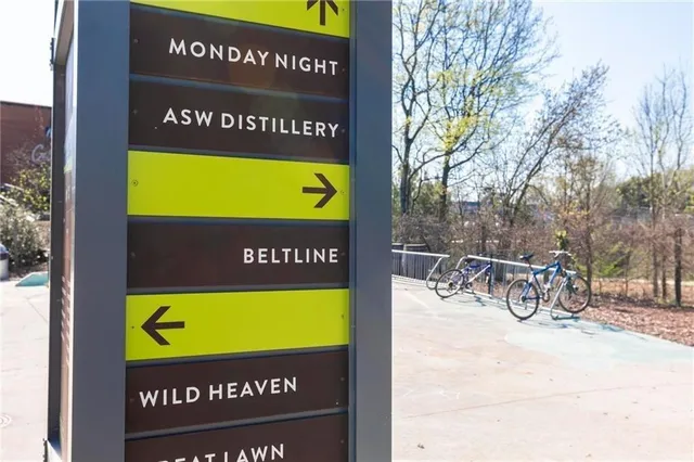 a street sign on a street corner