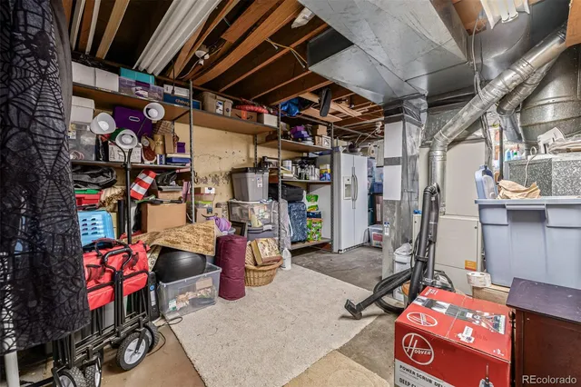 a view of a storage room with a lot of stuff