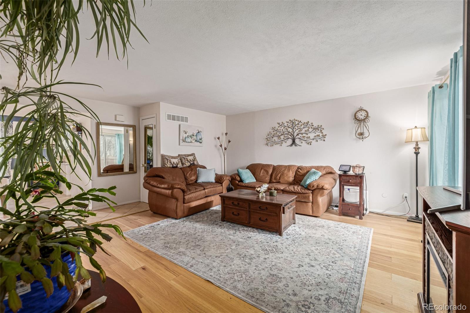 4233 East Maplewood Way Centennial, CO 80121 - Photo 6 of 50 a living room with furniture and a potted plant