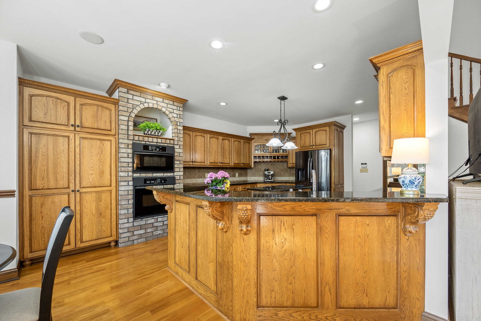 3040 Havasu Drive Spring Hill, TN 37174 - Photo 18 of 55 a kitchen with stainless steel appliances a refrigerator and a stove top oven