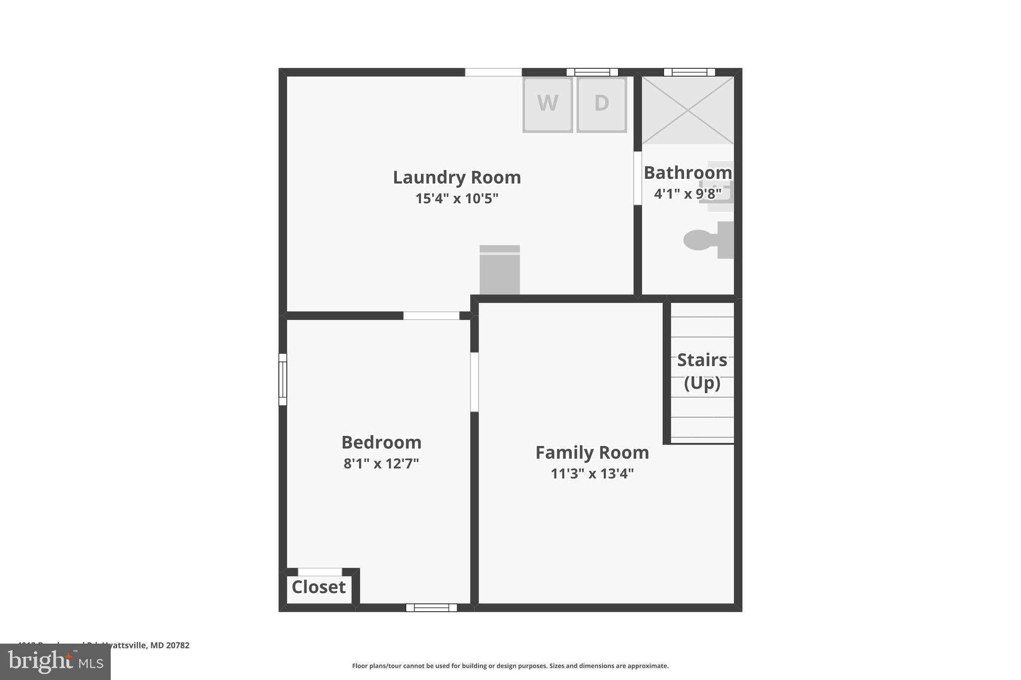 4012 Beechwood Road University Park, MD 20782 - Photo 56 of 56 Lower Level floor plan