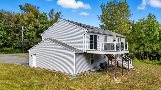 a view of a house with a patio