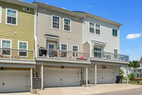 a view of a building with a window