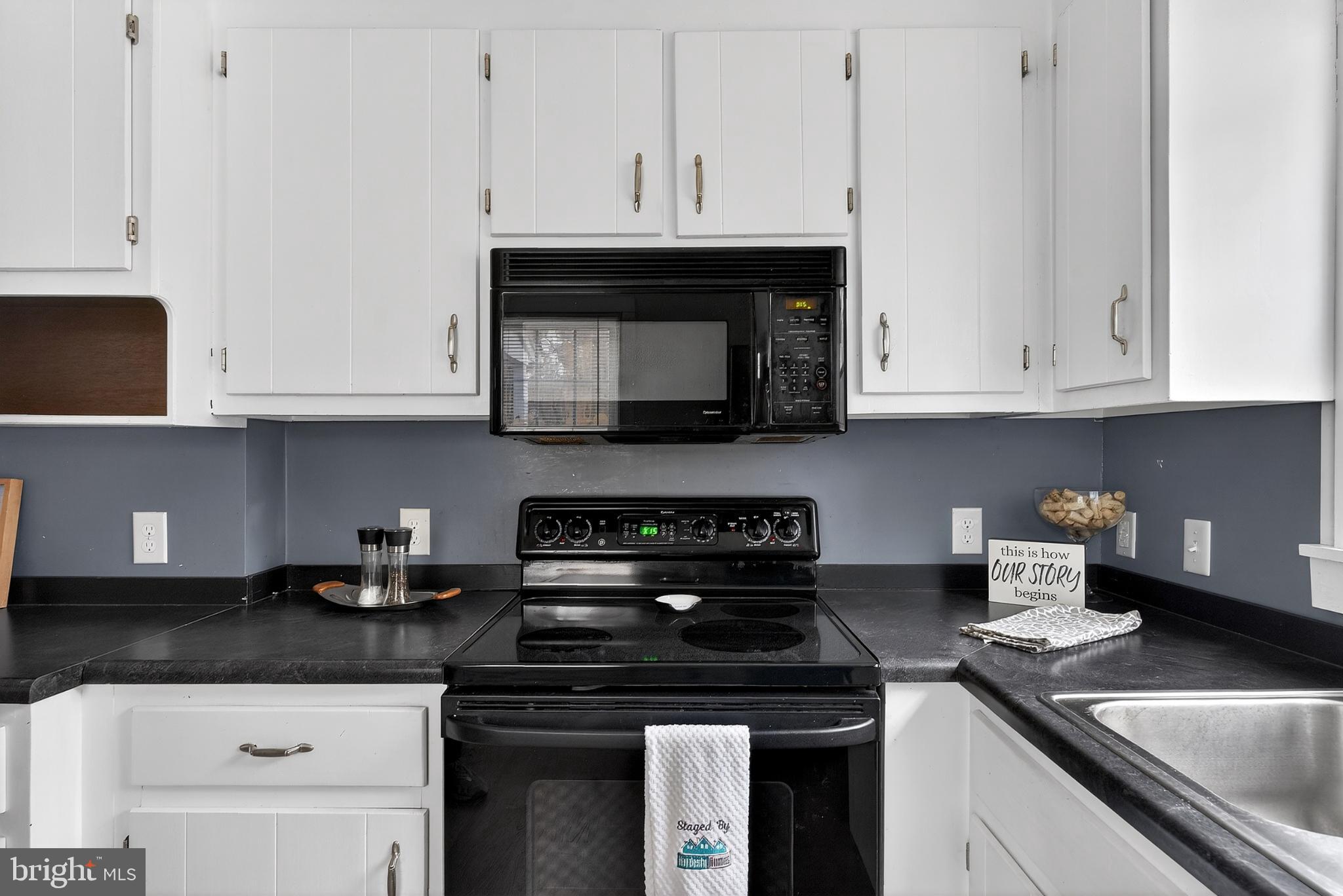 18290 Winston Loop Hanover, VA 23069 - Photo 6 of 23 Modern kitchen with sleek black accents.