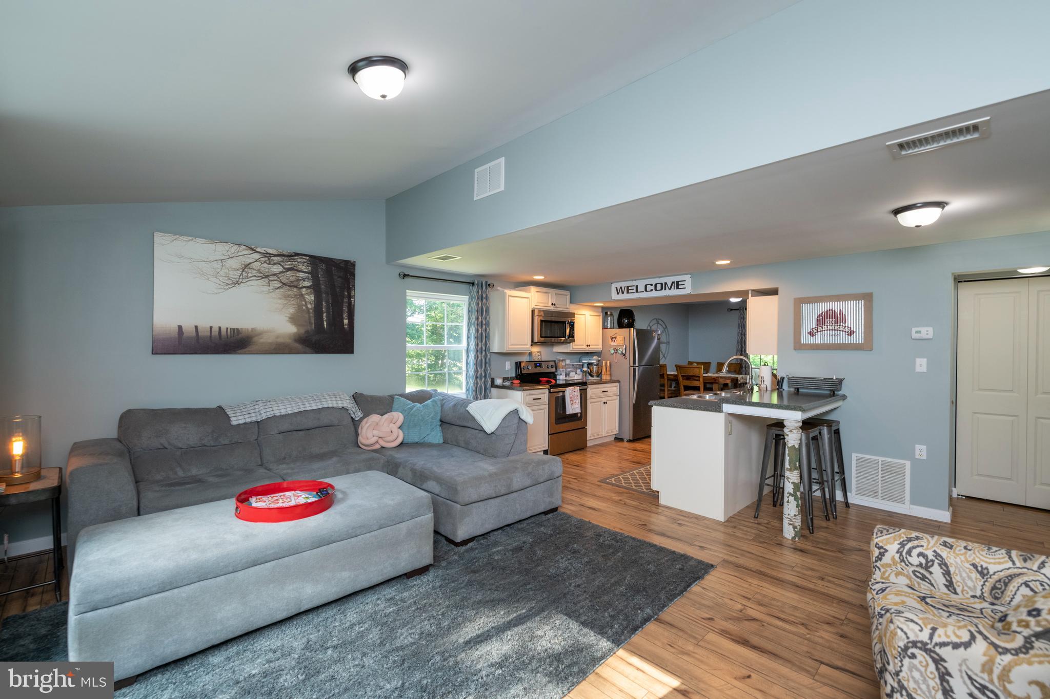 909 Old Pylesville Road Pylesville, MD 21132 - Photo 25 of 61 Livingroom and Kitchen view
