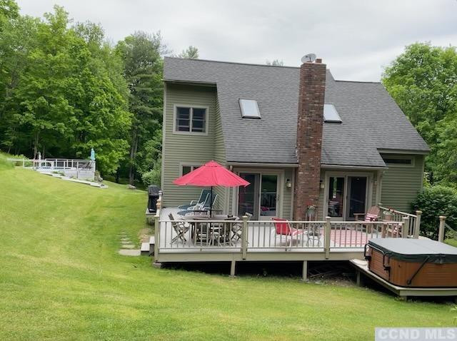 1325 County Rte 27 Craryville, NY 12521 - Photo 3 of 35 a view of a house with a backyard and a small pool