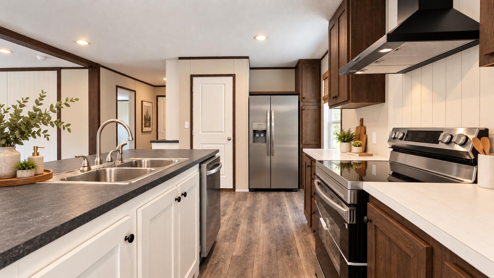 1072 Southern Oaks Road London, KY 40741 - Photo 8 of 40 Warm Neutral Kitchen with Stainless Refr