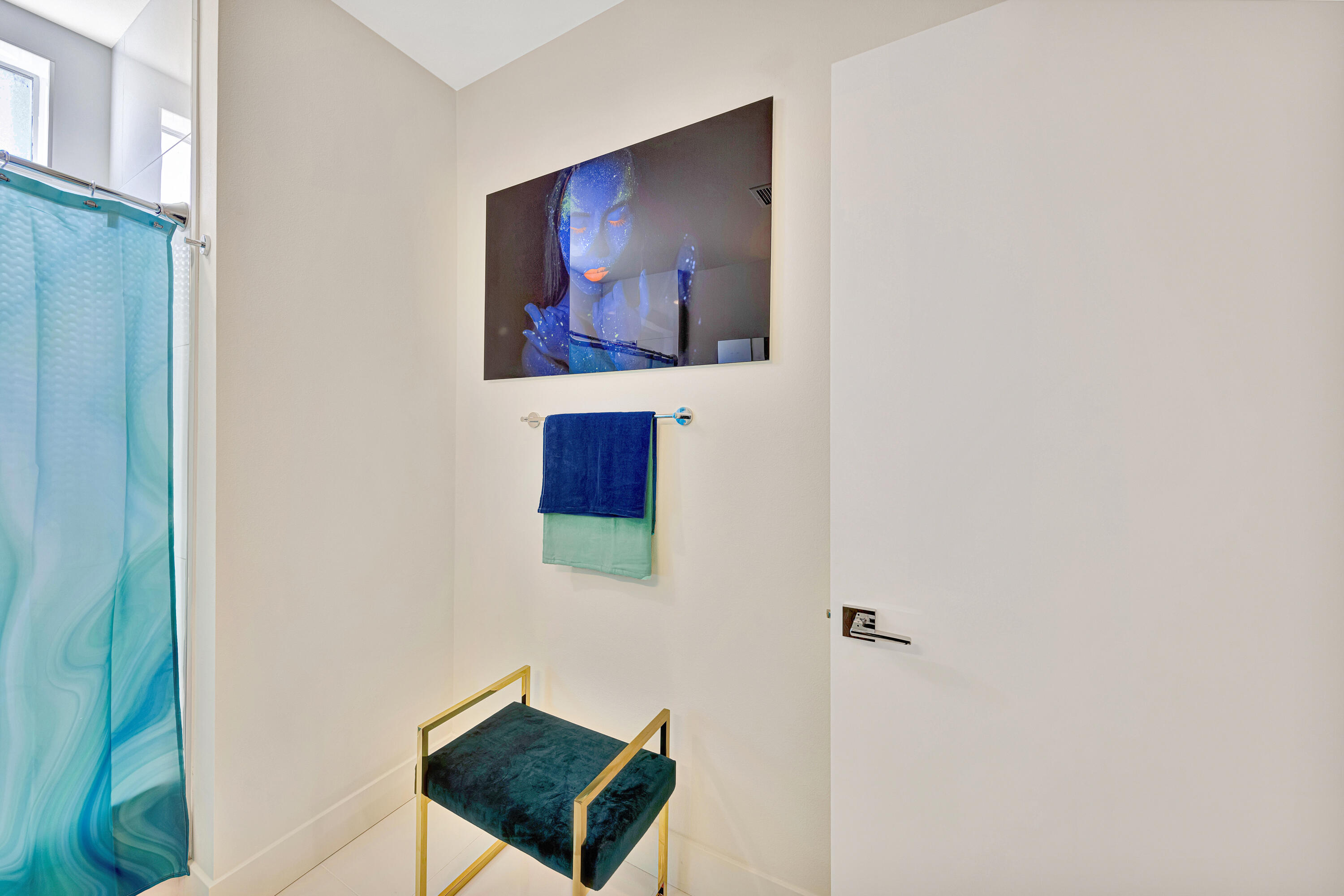 161 The River Palm Springs, CA 92262 - Photo 34 of 46 a picture of a wall with a painting on the wall