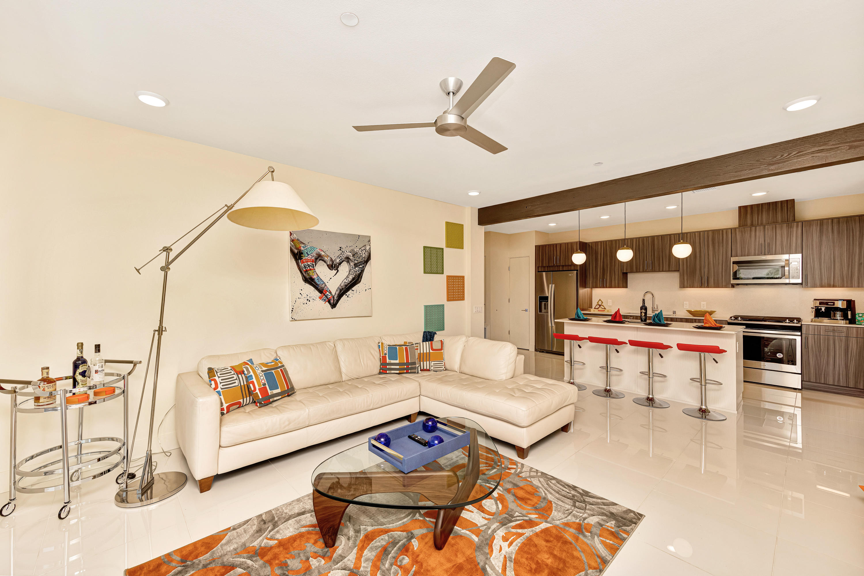 161 The River Palm Springs, CA 92262 - Photo 6 of 46 a living room with furniture and a table