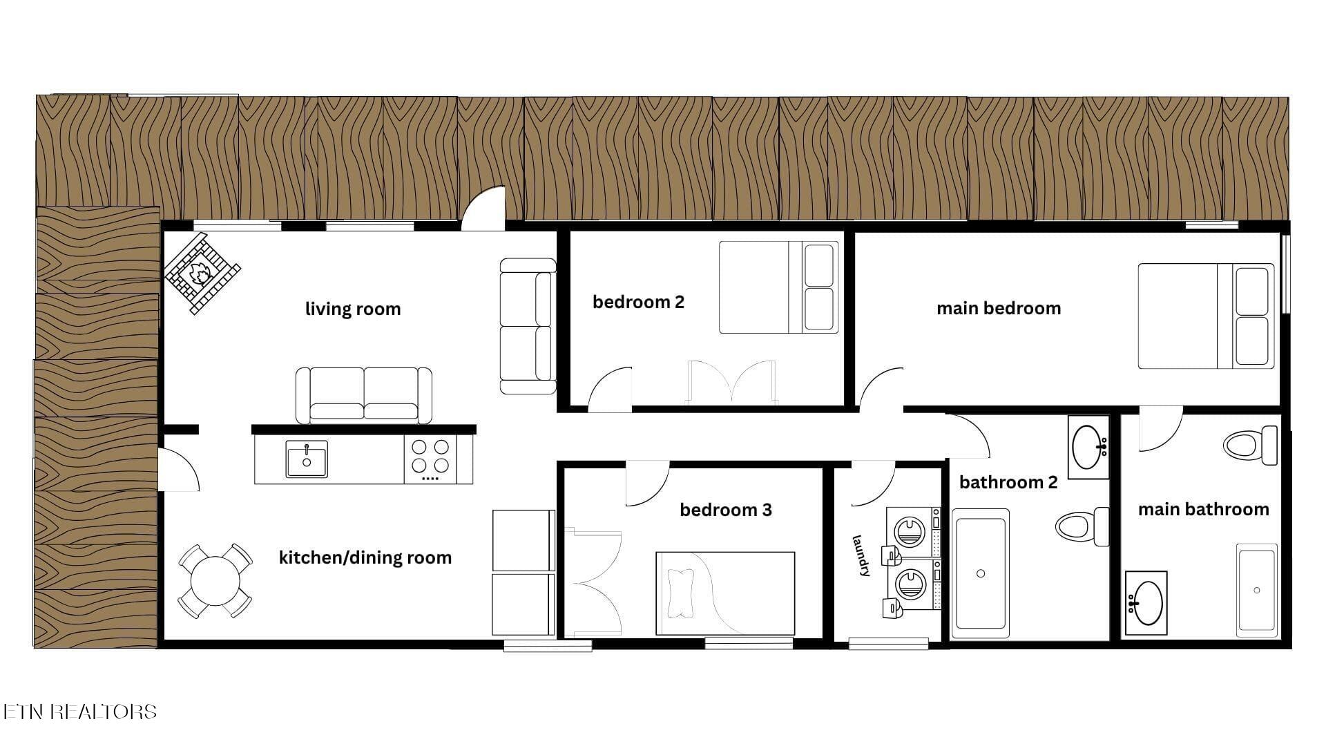 509 Thomas Loop Road Sevierville, TN 37876 - Photo 38 of 38 floorplan