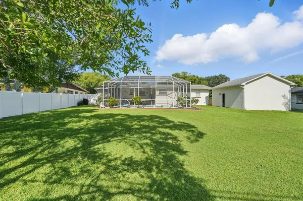 a house view with a garden space