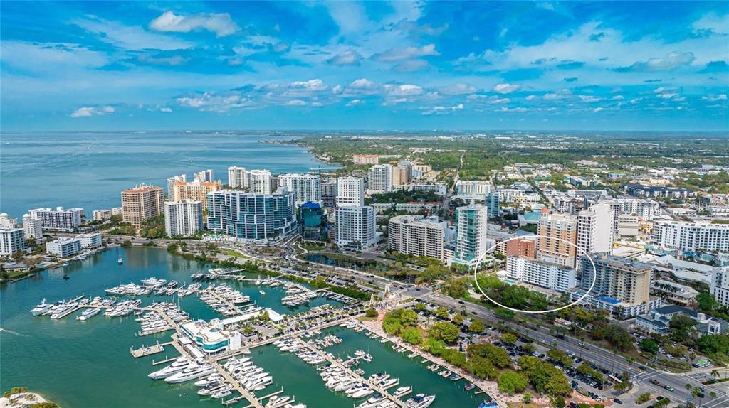 33 South Gulfstream Avenue, Unit 307 Sarasota, FL 34236 - Photo 20 of 34 a view of a lake