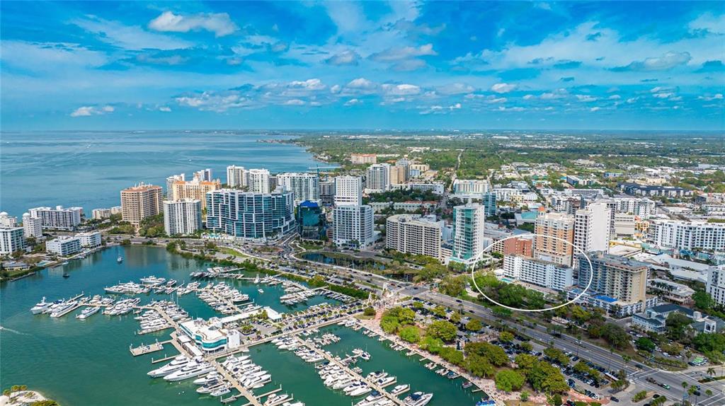 33 South Gulfstream Avenue, Unit 307 Sarasota, FL 34236 - Photo 30 of 34 a view of a lake