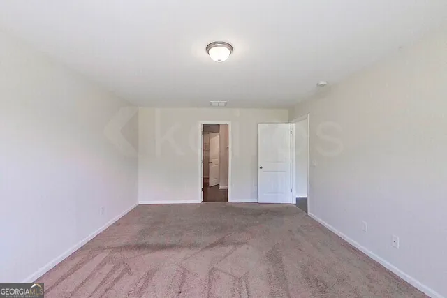 a view of an empty room