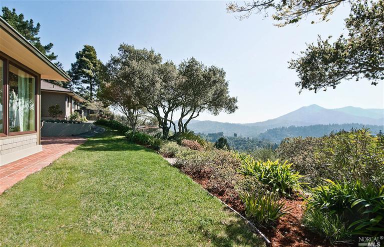 8 Pomeroy Road Ross, CA 94957 - Photo 1 of 1 a view of a house with a yard and garden