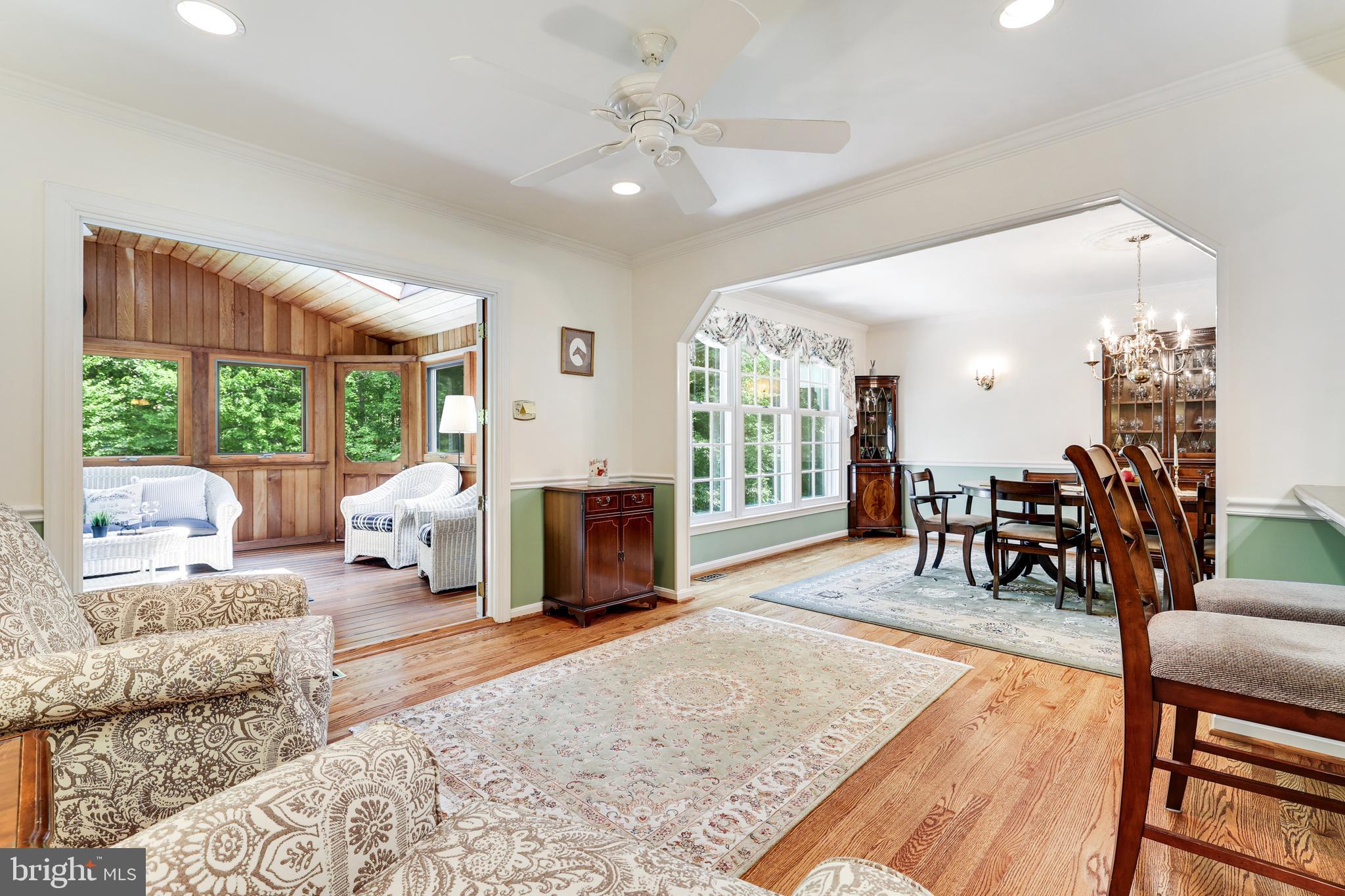 5258 O'Faly Road Fairfax, VA 22030 - Photo 15 of 57 View from Living Rm to sunroom